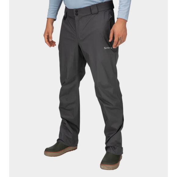 Simms Men's Waypoints Rain Pant Waterproof Straight Leg Grey Medium Fishing - Picture 1 of 10